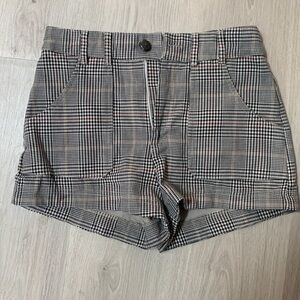 Zara plaid shorts